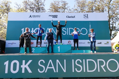 10km san isidro podio masculin